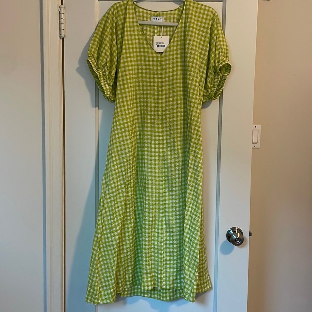 Wray Beatrice Dress - Parrot Check